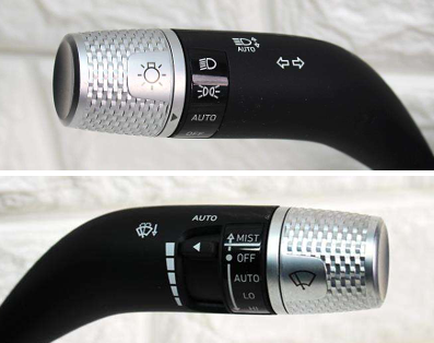 멀티펑션 노브(조작 다이얼) 양산 적용 예시